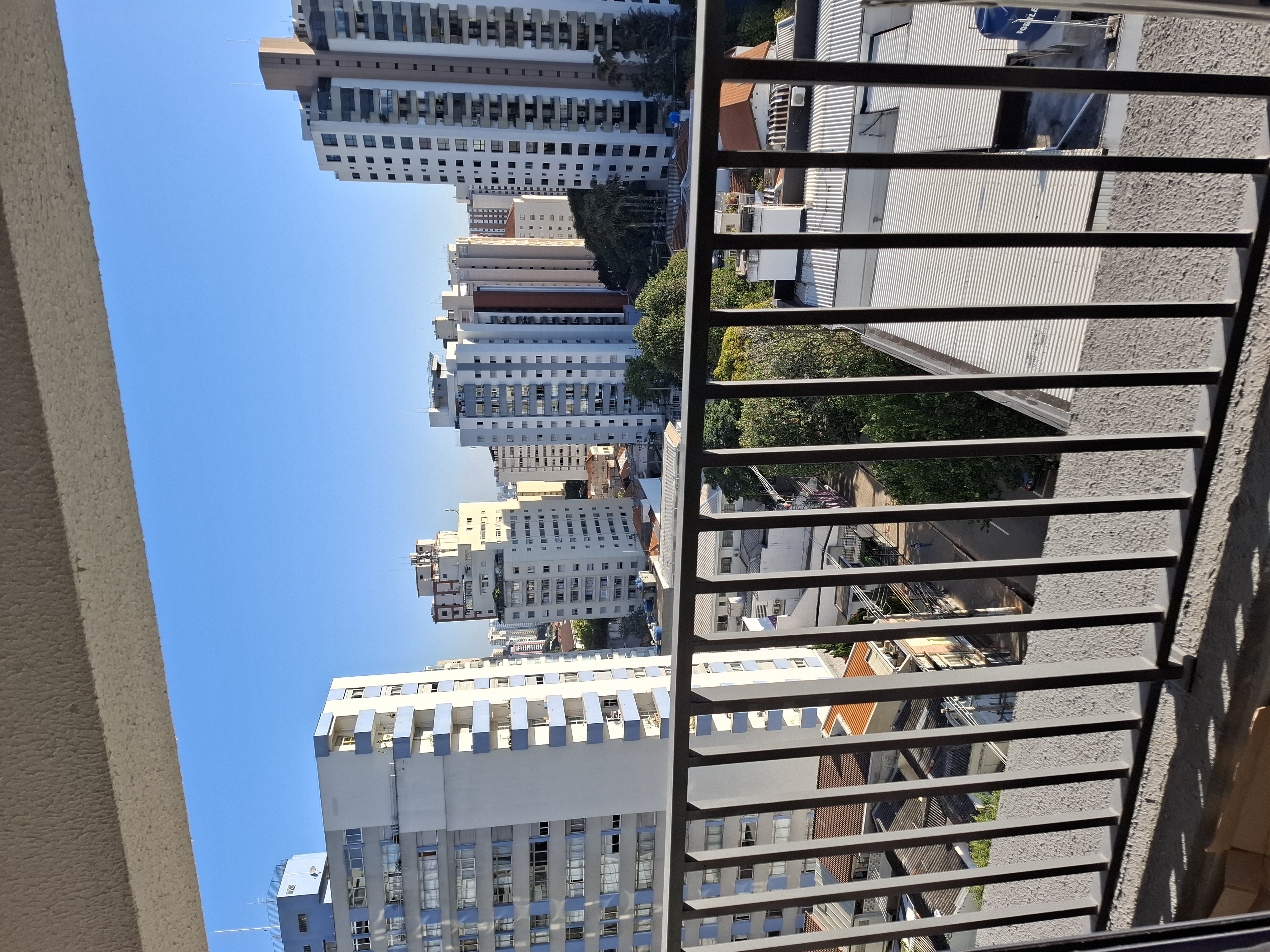 Vista diurna da sacada